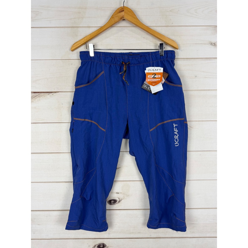 Ucraft Pants Mens Medium Blue Rock Climbing Bouldering and Yoga Knickers